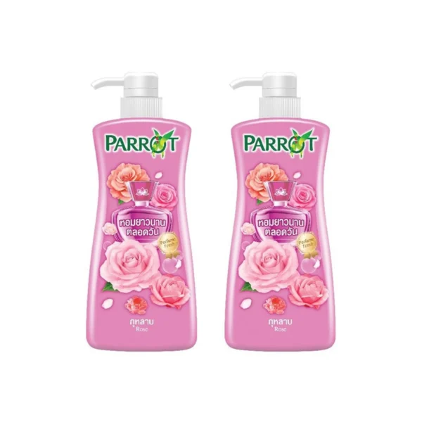 แพรอท ครีมอาบน้ํา กุหลาบ สีชมพู 450 มล. x 2