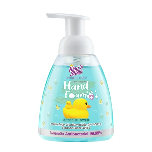 King’s Stella โฟมล้างมือ แอนตี้แบคทีเรีย 99.99% อ่อนโยน กําจัดกลิ่นคาวติดมือ Hygiene Care Antibacterial Hand Foam 300 ml. After Shower