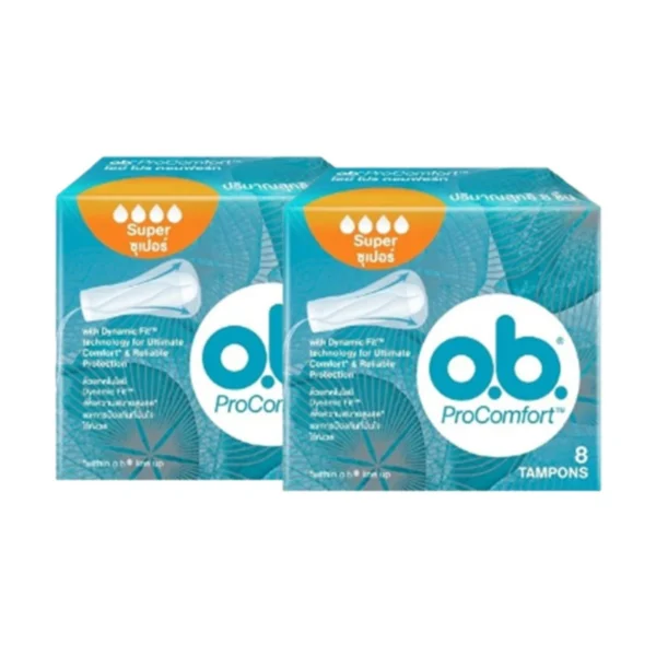 personal-care-0652 โอบี ซูเปอร์ โปรคอมฟอร์ท 8 ชิ้น x 2