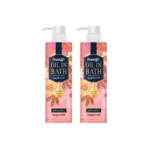 personal-care-0656 แพรอท ครีมอาบน้ํา ออยล์อินบาธ ไวท์ เพอร์เฟค สีชมพู 400 มล. x 2