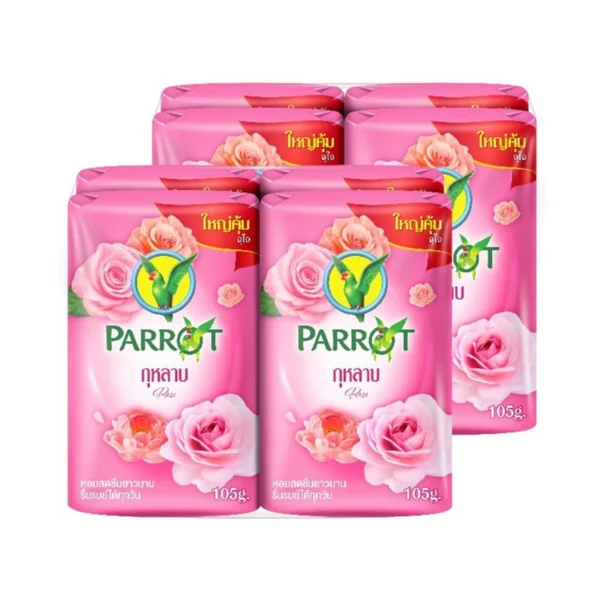 personal-care-0678 แพรอท สบู่พฤกษานกแก้ว กุหลาบ 105 ก. x 2