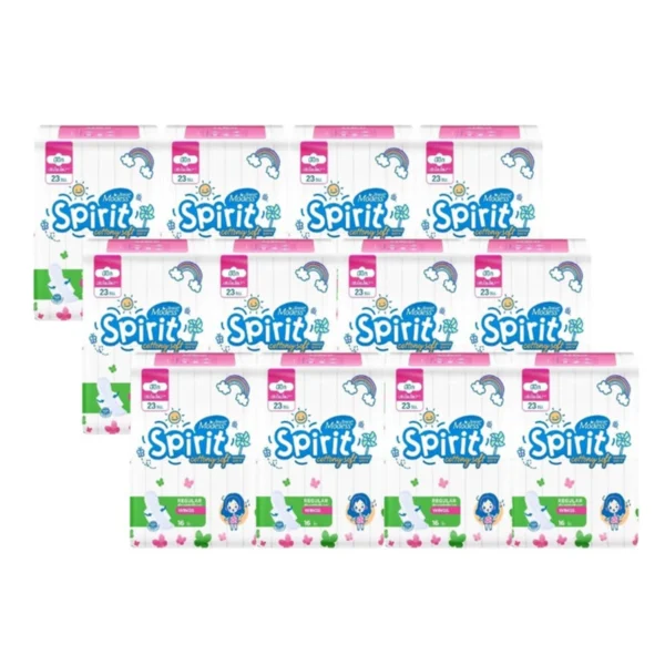 personal-care-0681 โมเดส ผ้าอนามัย มีปีก คอตตอนนี่ซอฟ สลิมสปิริต 16 ชิ้น x 12