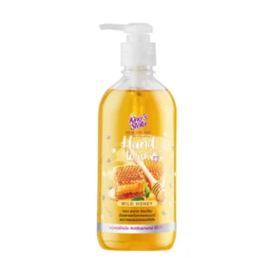 King’s Stella (คิงส์สเตลล่า) ANTIBACTERIAL Hand Wash สบู่เหลวล้างมือแอนตี้แบคทีเรีย ยับยั้งเชื้อโรค แบคทีเรีย 450ml Wild Honey