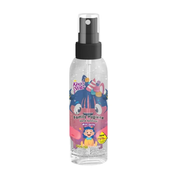 personal-care-0736 Kings Stella แอลกอฮอล์ล้างมือ ฟู้ดเกรด สูตรอ่อนโยน 60ml ม่วง