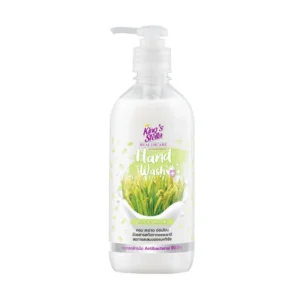 King’s Stella (คิงส์สเตลล่า) ANTIBACTERIAL Hand Wash สบู่เหลวล้างมือแอนตี้แบคทีเรีย ยับยั้งเชื้อโรค แบคทีเรีย 450ml Rice Milk