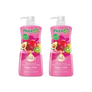 personal-care-0753 แพรอท ครีมอาบน้ํา เซรั่ม วิตามิน ซุปเปอร์ฟรุ๊ต 450 มล. x 2