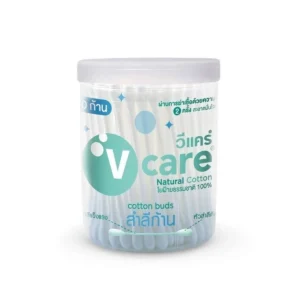 personal-care-0768 V CARE วีแคร์ สําลีก้าน กระปุก 100 ก้าน