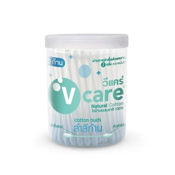 V CARE วีแคร์ สําลีก้าน กระปุก 100 ก้าน
