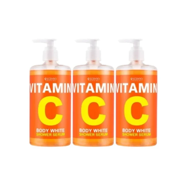 personal-care-0779 บิวตี้ บุฟเฟต์ เซรั่มอาบน้ํา เซนทิโอ วิตามินซี บอดี้ ไวท์ 450 มล. x 3