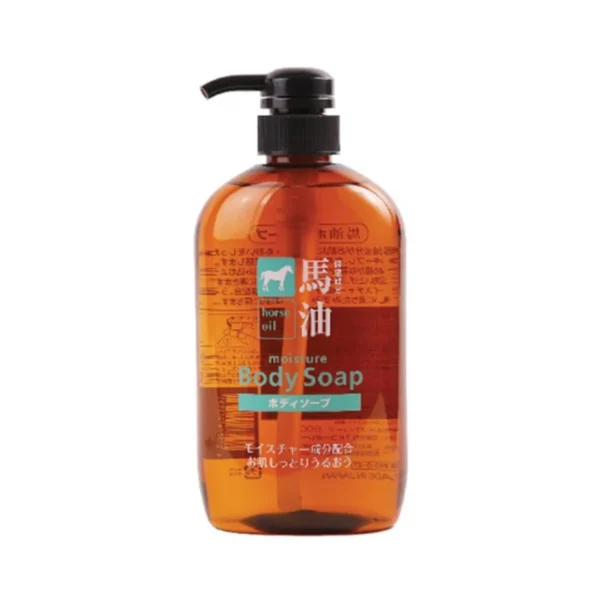 personal-care-0787 คุมาโนะ สบู่เหลวอาบน้ํา ฮอร์ส ออยล์ มอยส์เจอร์ บอดี้โซป 600 มล.