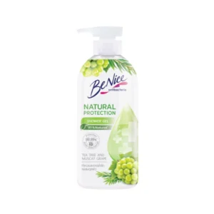personal-care-0793 บีไนซ์ เจลอาบน้ํา เนเชอรัล โพรเทคชั่น สูตร ทรี ที มัสกัส เกรฟ 450 มล. ปั๊ม
