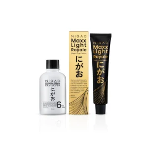 นิกาโอะ แม็กซ์ ไลท์ รอยัล บลีชชิ่ง ครีม 100 mL แถมฟรี ดีเวลลอปเปอร์ 9%