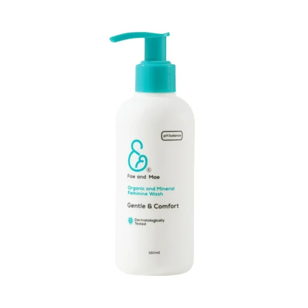 FAE AND MAE เฟ แอนด์ เม ORGANIC AND MINERAL FEMININE WASH ออร์แกนิค แอนด์ มินเนเริล เฟมมินิน วอช 180 มล.