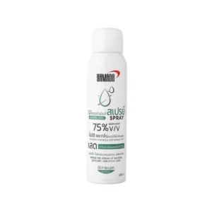 personal-care-0924 YAMADA สเปรย์แอลกอฮอล์ 75% ชนิดไม่ใช้น้ําล้างออก ไม่มีสี และกลิ่น ลดการสะสมของแบคทีเรีย ขนาด180ml