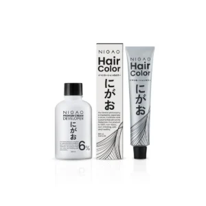 นิกาโอะ ครีมเปลี่ยนสีผม สีย้อมผม สีส้ม แอปริคอต 100 mL แถม Developer 6%