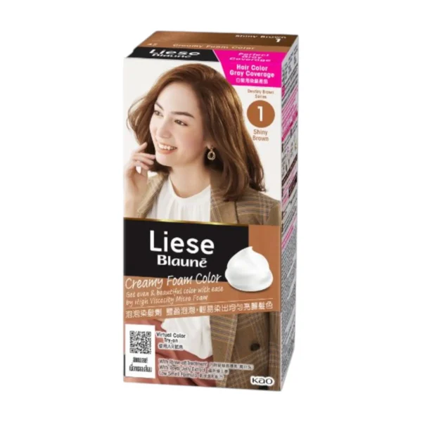 personal-care-1026 ลิเซ่ โบลว์เน่ ครีมมี่ โฟม คัลเลอร์ ไชน์นี่ บราวน์