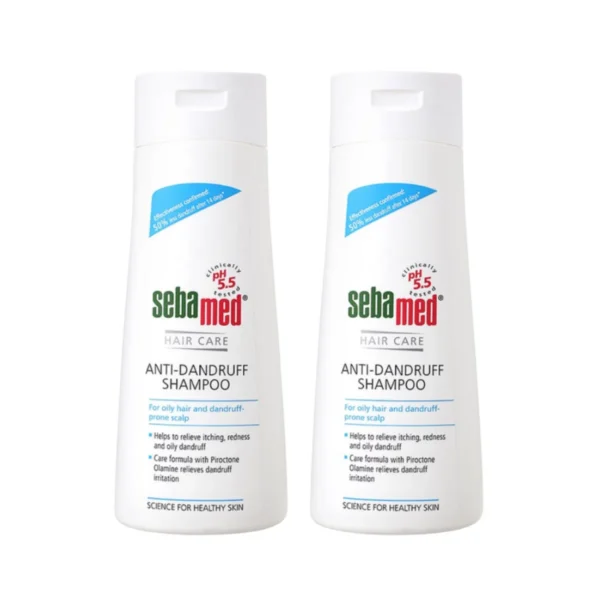 personal-care-1070 SEBAMED ANTI-DANDRUFF SHAMPOO PH 5.5 (200ML) แชมพูสระผม สูตรขจัดรังแค จํานวน 2 ชิ้น
