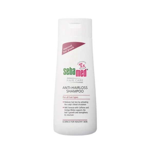 SEBAMED ANTI-HAIRLOSS SHAMPOO pH 5.5 (200ML) ซีบาเมด แชมพูป้องกันผมร่วง เหมาะสําหรับผู้มีปัญหาผมร่วง (200มล)