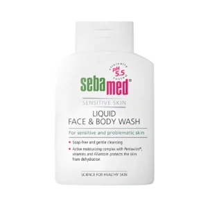 SEBAMED LIQUID FACE & BODY WASH (200ML) ผลิตภัณฑ์ทําความสะอาดผิว ซีบาเมด ลิควิด เฟส แอนด์ บอดี้ วอช (200มล)