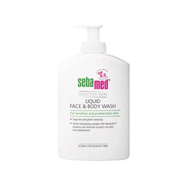 personal-care-1078 SEBAMED LIQUID FACE&BODY WASH pH5.5 (400ML) ซีบาเมด ผลิตภัณฑ์ทําความสะอาดผิวชนิดเหลว (400มล)