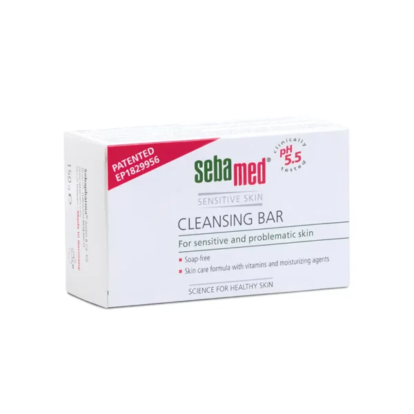 personal-care-1079 SEBAMED CLEANSING BAR pH5.5 (100G) ผลิตภัณฑ์ทําความสะอาดผิวชนิดก้อน ซีบาเมด คลีนซิ่ง บาร์ ขนาด (100กรัม)