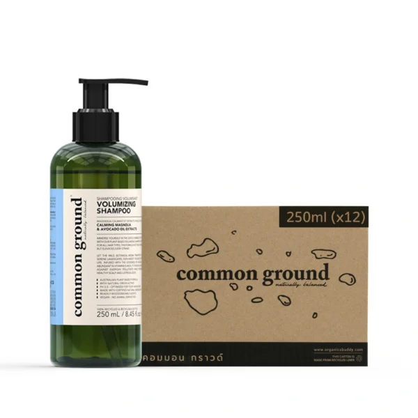 personal-care-1089 คอมมอนกราวด์ แชมพู สูตร Volumizing ฟื้นฟูและปรับสมดุล กลิ่นโบทานิคอล 250 มล. x12 ขวด (ยกลัง)