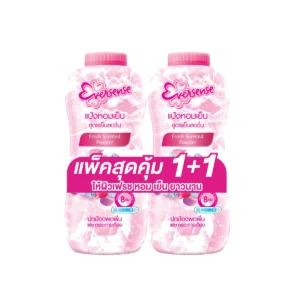 [แพ็คคู่] Eversense เอเวอร์เซ้นส์แป้งหอมเย็น สูตรเย็นสดชื่น 280+280กรัม