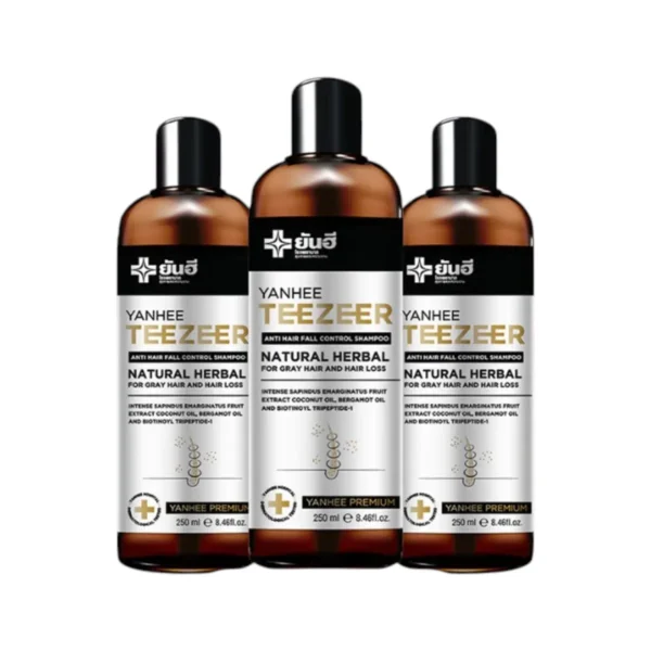 personal-care-1099 โปรโมชั่น 3 ขวด Yanhee TeeZeer Shampoo ยันฮี ทีเซอร์ แชมพู เวชสําอางค์ แก้ปัญหา ผมขาดหลุดร่วง คันหนังศีรษะ
