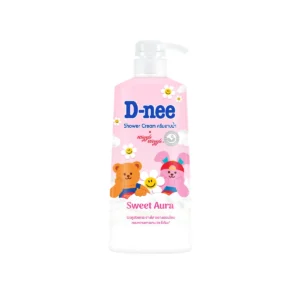 D-nee ดีนี่ ครีมอาบน้ํา สวีท ออร่า 450มล.,สีชมพู, หอมหวาน นาน24ชม.
