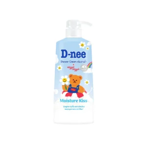 D-nee ดีนี่ ครีมอาบน้ํา มอยซ์เจอร์ คิส 450มล. สีฟ้า, หอมละมุน ชุ่มชื่น ยาวนาน24ชม.