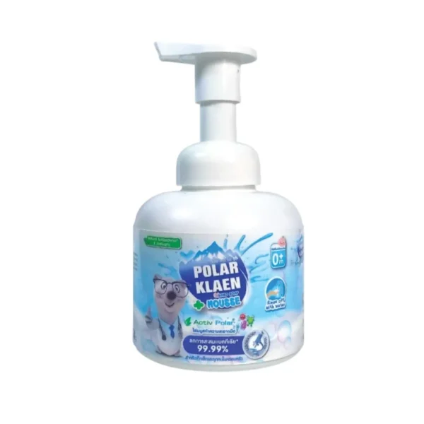 personal-care-1117 POLAR KLEAN MOUSSE (โพล่าร์ คลีน มูส) โฟมมูสล้างมือ สารทําความสะอาดจากธรรมชาติ ใช้ได้ทั้งเด็ก-ผู้ใหญ่ GHP0170ELA