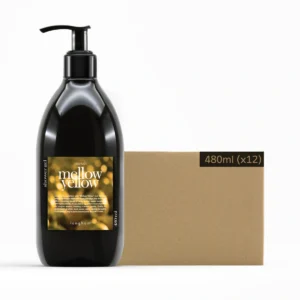 personal-care-1120 ลองหอม เจลอาบน้ํา กลิ่นเมลโล่ เยลโล่ 480 มล. x 12 ขวด (ยกลัง)