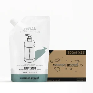 personal-care-1124 คอมมอนกราวด์ เจลอาบน้ํา สูตรธรรมชาติ เนียนนุ่ม ชุ่มชื่น กลิ่นโบทานิคอล 500 มล. x 12 (ยกลัง)