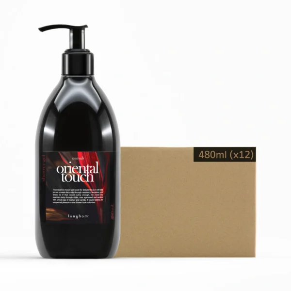 personal-care-1135 ลองหอม เจลอาบน้ํา กลิ่นโอเรียนทอล ทัช 480 มล. x 12 ขวด (ยกลัง)