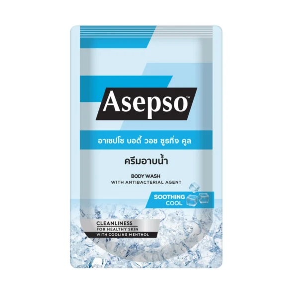 personal-care-1143 ครีมอาบน้ําอาเซปโซ ซูธทิ่ง คูล ถุงเติม 400มล