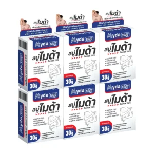 Myda Soap - สบู่ไมด้า สูตรซัลเฟอร์ 2.5% - ขนาด 30 g (1 แพ็ค 6 ก้อน) GOM0001CPA