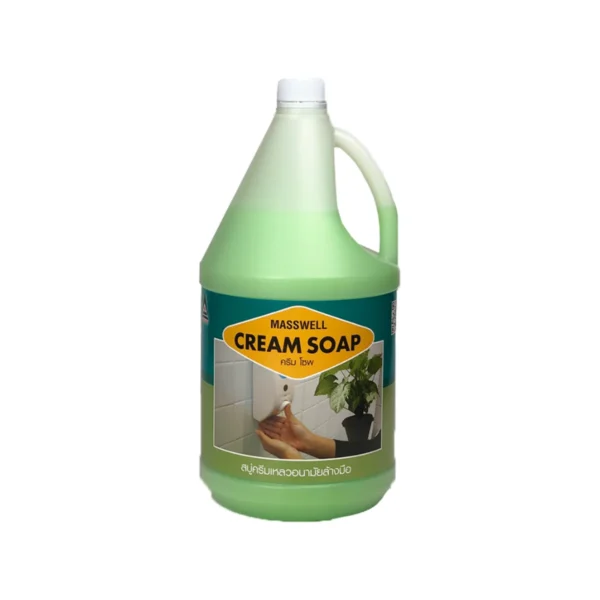 Masswell สบู่ล้างมือ CREAM SOAP ขนาด 3.5 ลิตร PearlGreen เขียวมุก