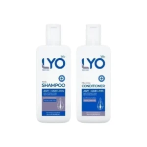 personal-care-1158 LYO ไลโอ แชมพู 1 + ครีมนวด 1 หนุ่มกรรชัย แก้ผมบาง ผมหงอก ผมดกดํา ลดความมันผม ขจัดรังแค ลดการคันหนังศีรษะ ผมแตกปลาย