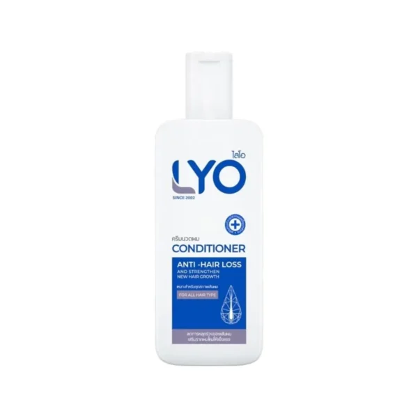 LYO ไลโอ แชมพู 1 ขวด หนุ่มกรรชัย แก้ผมบาง ผมหงอก ผมดกดํา ลดความมันผม ขจัดรังแค ลดการคันหนังศีรษะ ผมแตกปลาย