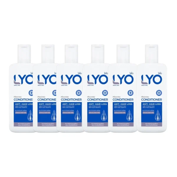 personal-care-1166 LYO ไลโอ ครีมนวด 6 ขวด หนุ่มกรรชัย แก้ผมบาง ผมหงอก ผมดกดํา ลดความมันผม ขจัดรังแค ลดการคันหนังศีรษะ ผมแตกปลาย
