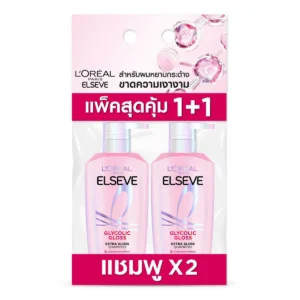 ลอรีอัล เอลแซฟ แชมพู ไกลโคลิค กลอส 400 มล. x 1+1