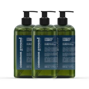 personal-care-1217 คอมมอน กราวด์ แชมพู สูตรเติมความชุ่มชื้น ทีทรีเอสเซนเชียลออยล์ และเนเชอรัลไฮเดรชั่นคอมเพล็กซ์ 500 มล. X3 ขวด
