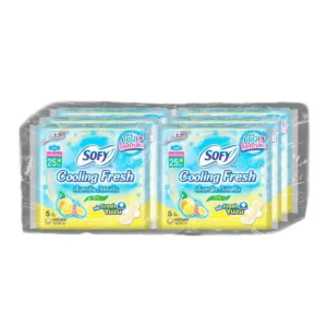 โซฟี คูลลิ่ง เฟรช ยูซุ สลิม 25 ซม. 5 ชิ้น x 6