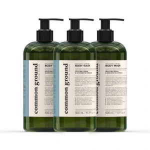 personal-care-1227 คอมมอน กราวด์ เจลอาบน้ํา สูตรธรรมชาติ กลิ่นอัพลิฟท์ติ้ง ฟรีเซียและสารสกัดอะโวคาโด 500 มล. X3 ขวด