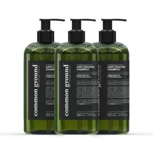 personal-care-1239 คอมมอน กราวด์ แชมพู สูตรลดผมร่วง กลิ่นโรสแมรี่ & เบอกาม็อท 500 มล. x3 ขวด