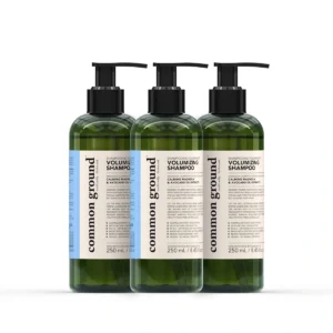 personal-care-1245 คอมมอน กราวด์ แชมพู สูตร Volumizing ฟื้นฟูและปรับสมดุล กลิ่นโบทานิคอล 250 มล. x3 ขวด