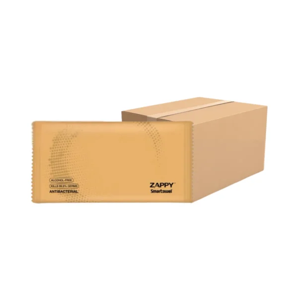 AGS : ZAPPY กระดาษทิชชู่เปียกพรีเมียม (SMARTOWEL II GOLD) x100 ซอง