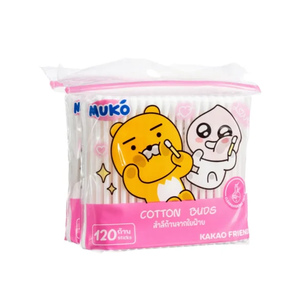 personal-care-1323 มูโกะ สําลีก้าน 120 ก้าน แพ็กคู่ x 12