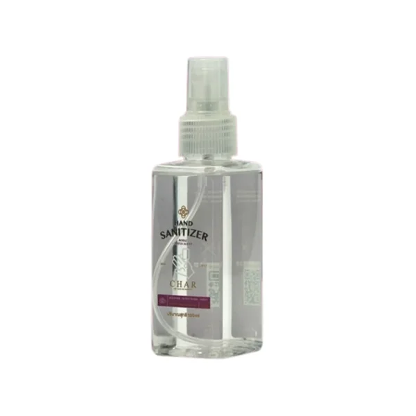 CHAR Hand Sanitizer (สเปรย์แอลกอฮอล์ กลิ่นดอกไม้) Alcohol 75% (100 ml.) กลิ่นดอกบัวหลวง