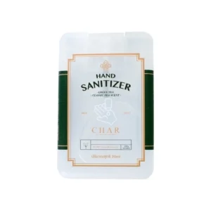 CHAR Hand Sanitizer (สเปรย์แอลกอฮอล์ กลิ่นดอกไม้) Alcohol 75% (20 ml.) กลิ่นชาเขียว
